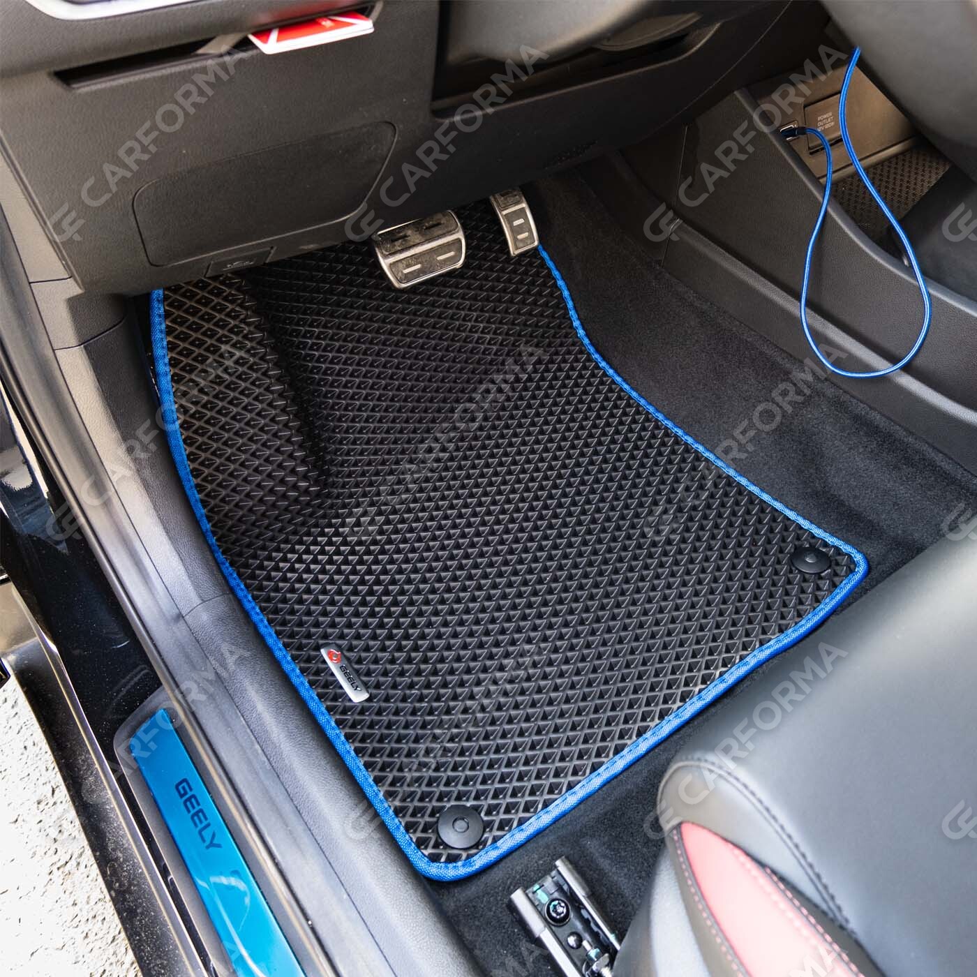 Ворсовые коврики на Geely Coolray рестайлинг 2023&nbsp;-&nbsp;2026 в Сургуте