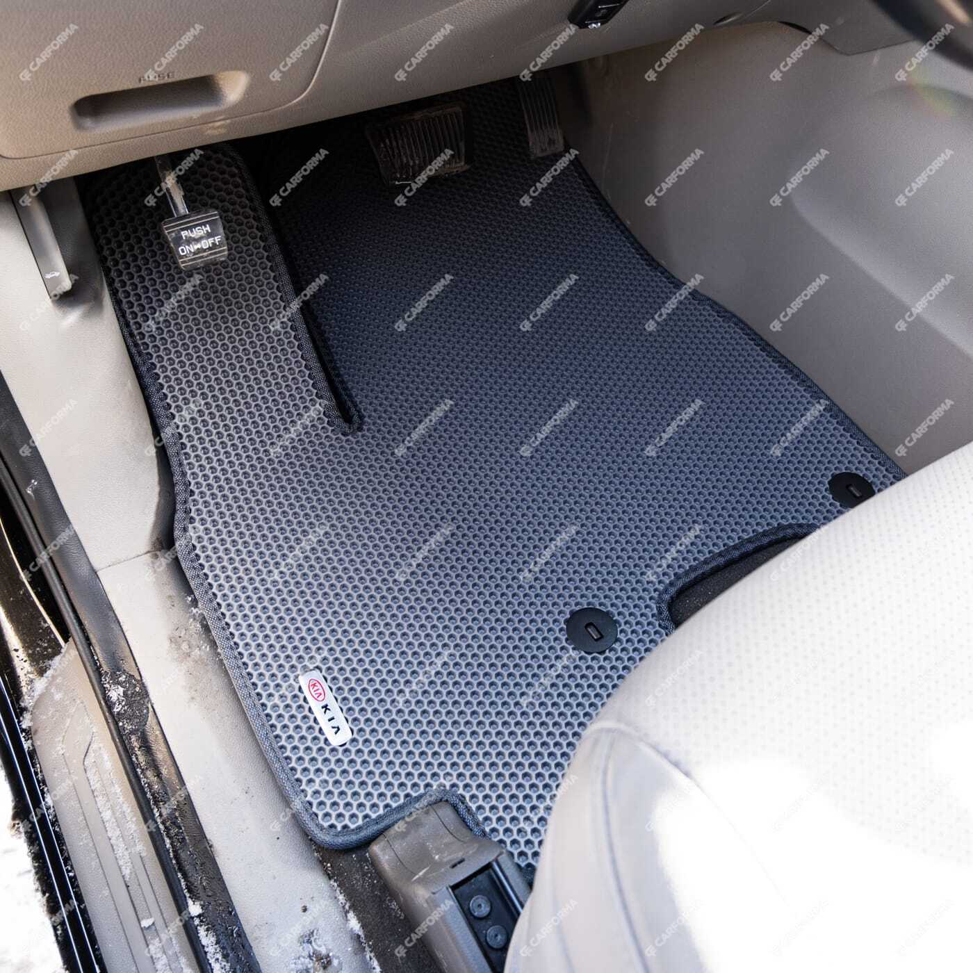 Ворсовые коврики на KIA Carnival III 9 мест и 11 мест 2014&nbsp;-&nbsp;2021 в Сургуте