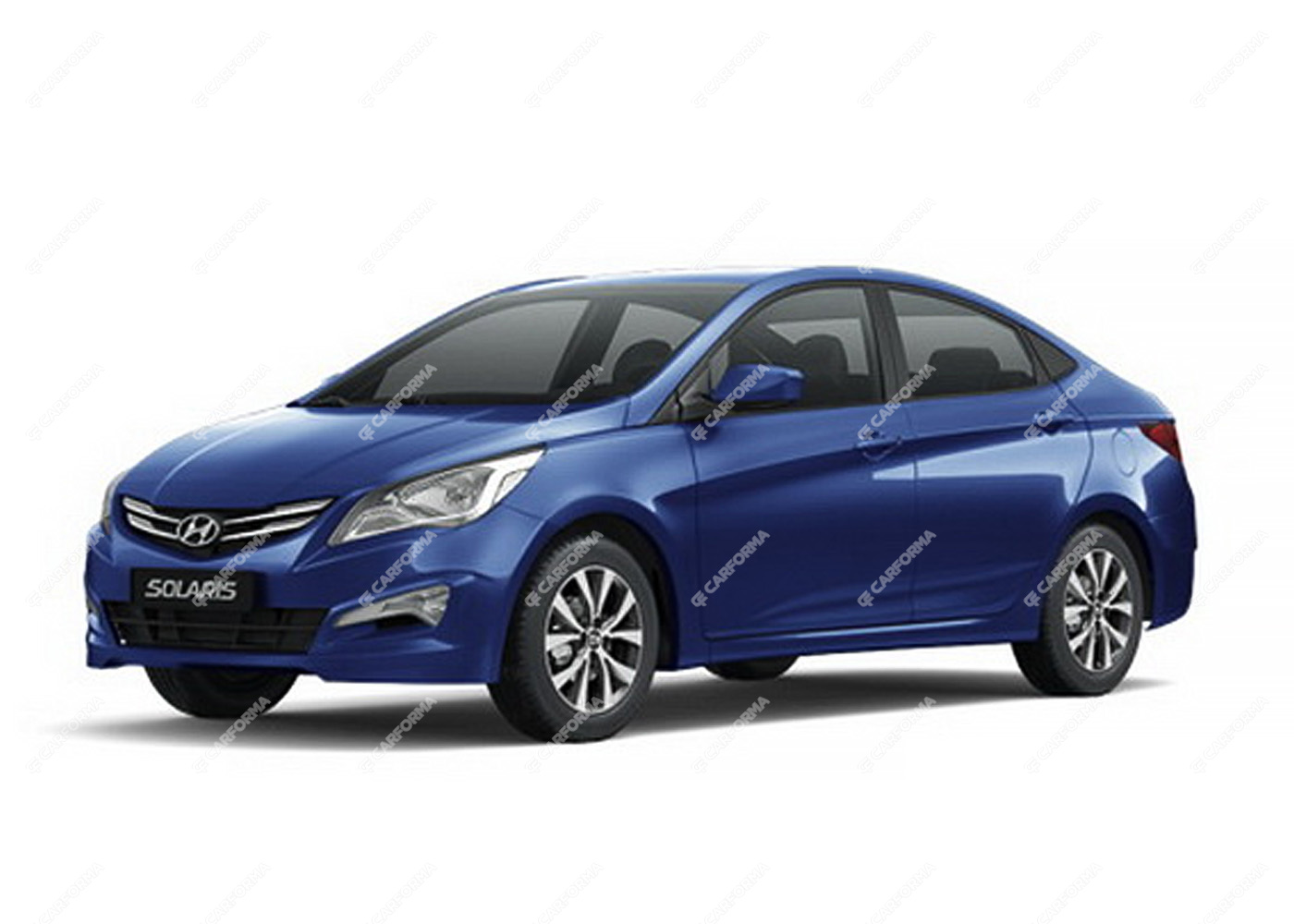 Ворсовые коврики на Hyundai Solaris I 2010 - 2017