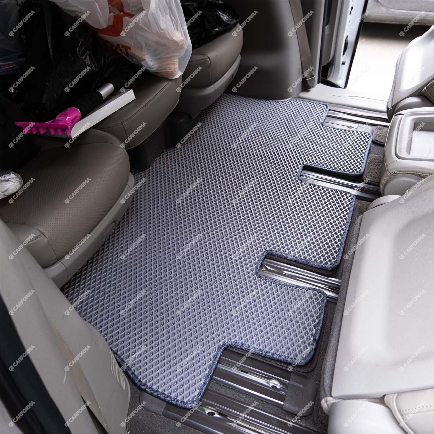 Ворсовые коврики на KIA Carnival III 9 мест и 11 мест 2014&nbsp;-&nbsp;2021 в Сургуте