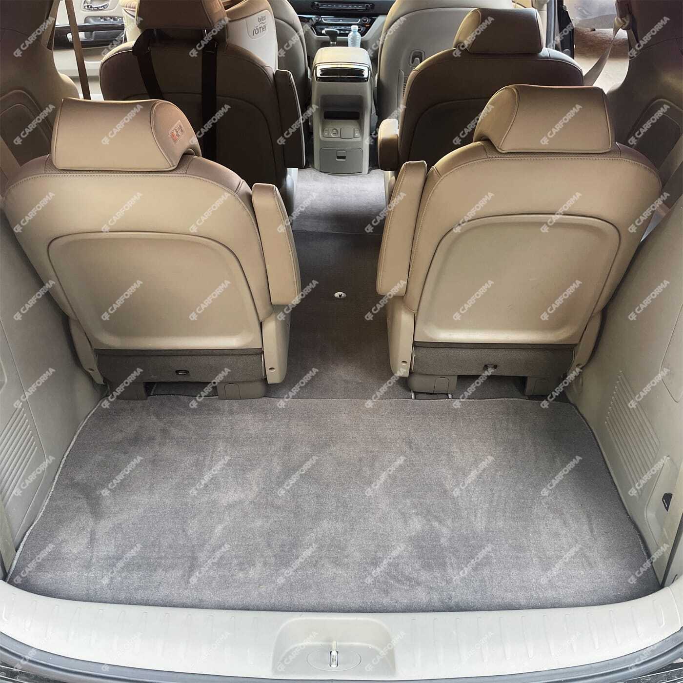 Ворсовые коврики на KIA Carnival III 9 мест и 11 мест 2014&nbsp;-&nbsp;2021 в Сургуте