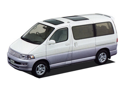 Ворсовые коврики на Toyota Hiace Regius (xH10) 1997 - 2002 в Сургуте