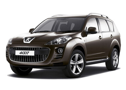 Ворсовые коврики на Peugeot 4007 2007 - 2012 в Сургуте