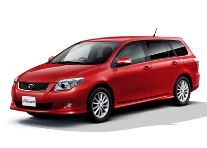 Ворсовые коврики на Toyota Corolla Fielder (E14) 2006 - 2012 в Сургуте