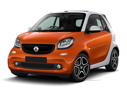 Ворсовые коврики на Smart Fortwo (C453) 2014 - 2025 в Сургуте