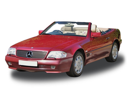 Ворсовые коврики на Mercedes SL (R129) 1989 - 2002 в Сургуте