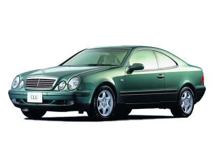 Ворсовые коврики на Mercedes CLK (C208) 1996 - 2003 в Сургуте