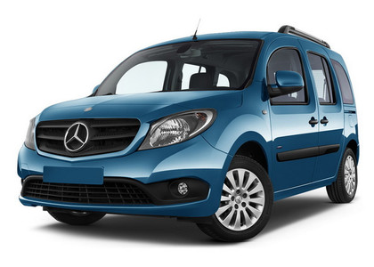 Ворсовые коврики на Mercedes Citan (W415) 2012 - 2020 в Сургуте