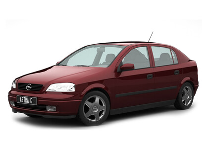 Ворсовые коврики на Opel Astra G 1998 - 2004 в Сургуте
